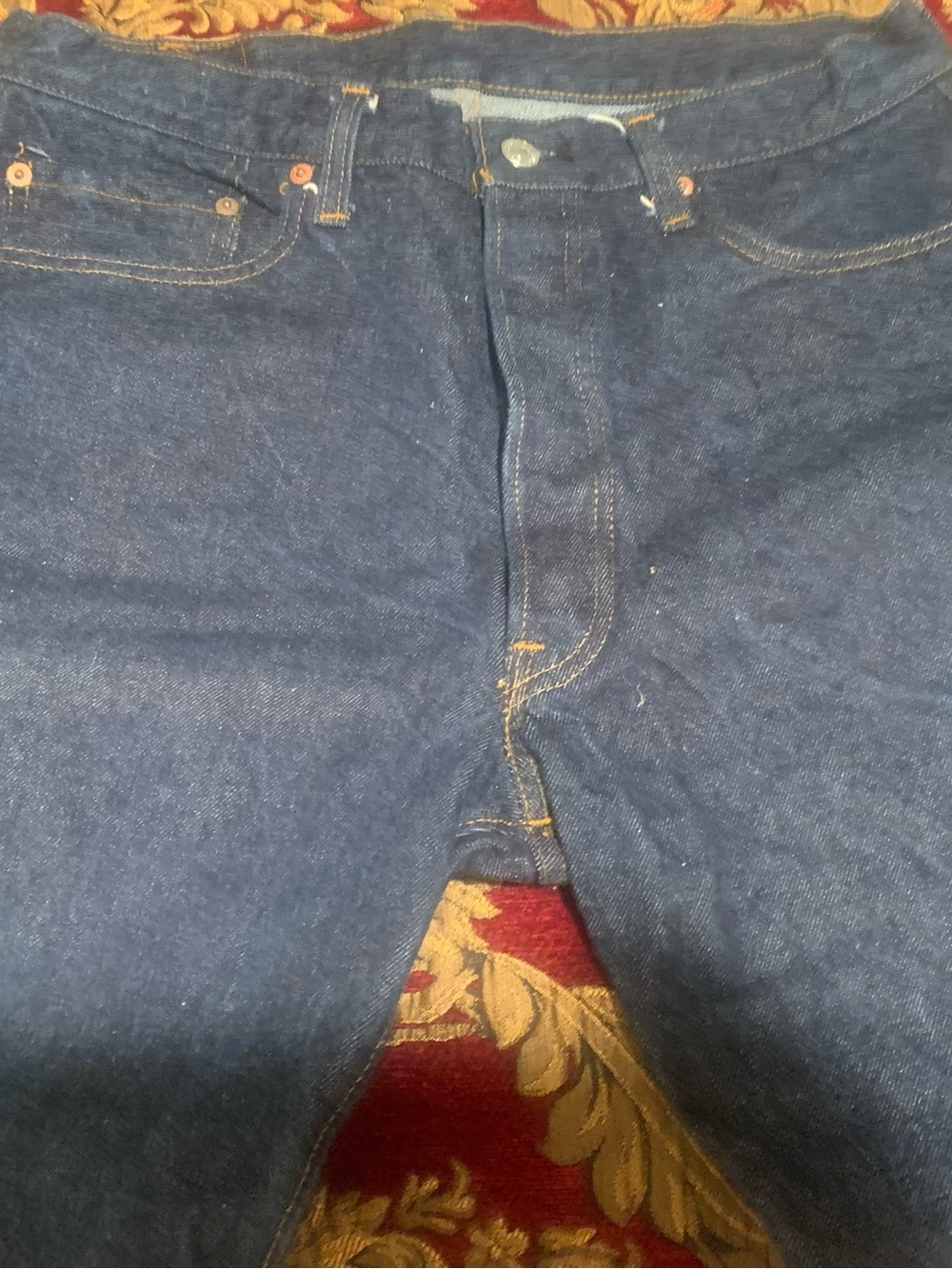 Levi's Men's Dark Blue Straight Jeans